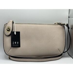 Joy Susan - Purse Crossbody Wristlet Clutch Handbag - Detachable Straps - Cream